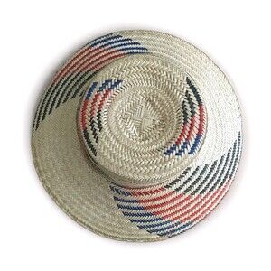 Handwoven Artisan Crafted Straw Bohemian Wide Brim Aaliyah Wayuu Hat